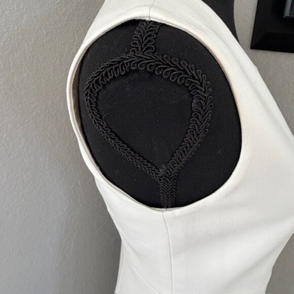 DVF Diane Von Furstenberg Carpreena Mini Shift Dress White Sz 2 - Picture 8 of 16